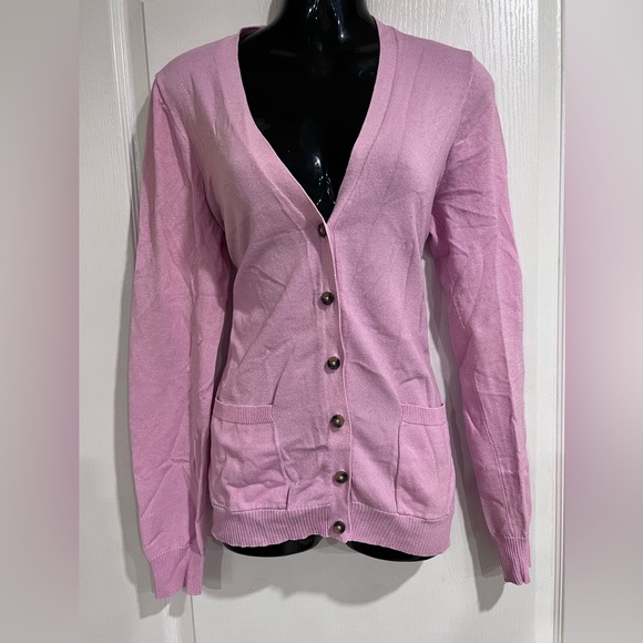 G:21 pink sweater button down sweater shirt (xl) - Picture 1 of 4